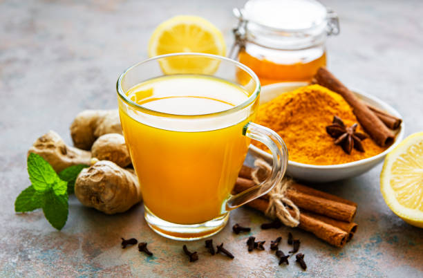 istock Energy drink with turmeric 1254503727