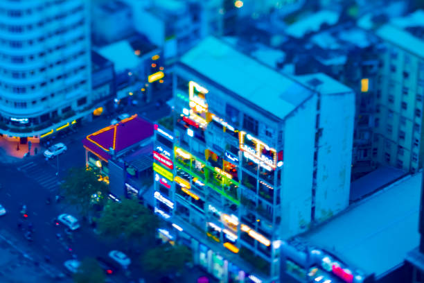 istock A dusk miniature apartment in Ho Chi Minh high angle titlshift 1254503792