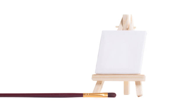 istock Miniature tripod for painting, ready to be used 1254505612