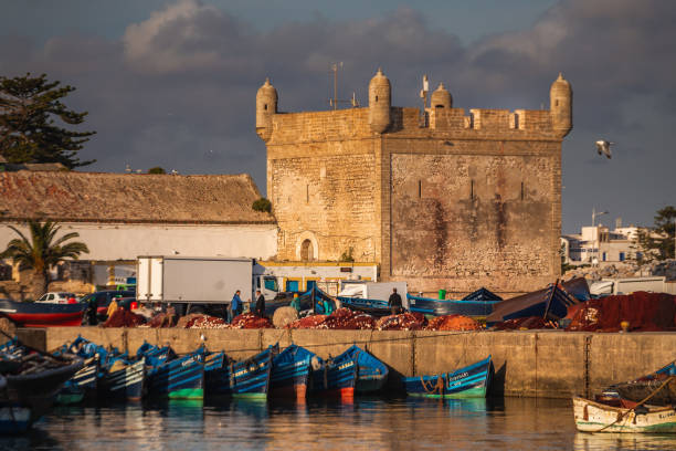 editorial de atrações do marrocos - africa morocco essaouira atlantic ocean - fotografias e filmes do acervo