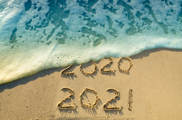 New Year 2021 by the sea