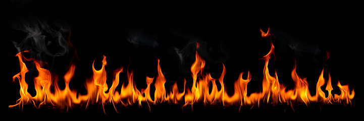 Close up abstract fire flames background