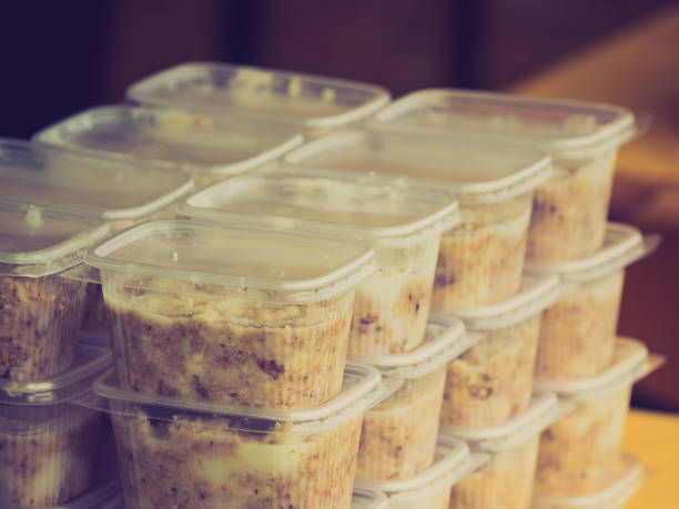istock Lard animal fat in plastic boxes 1254512951