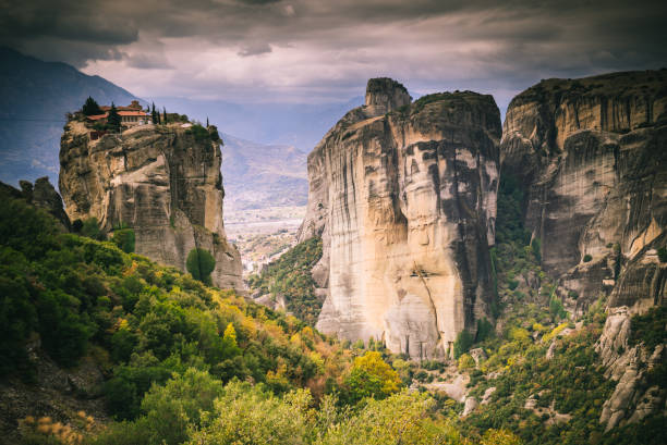istock Monastery of the Holy Trinity i in Meteora, Greece 1254513635