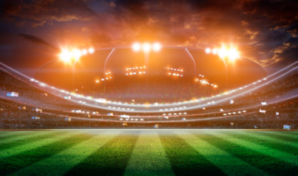 istock american football stadium 3D. 1254517588