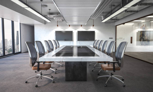 Modern board room Modern board room corporate boardroom stock pictures, royalty-free photos & images