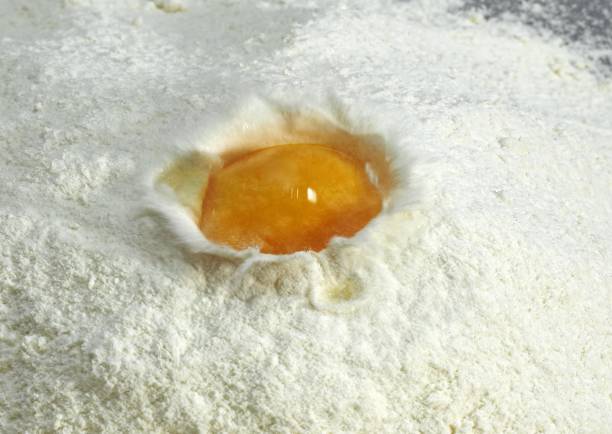 istock Wheat Flour and Egg, Cake Ingredients 1254519594