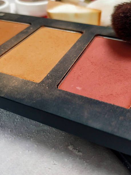 istock Detail of professional make-up artist tools 1254520877
