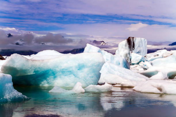 istock White and blue icebergs and ice floes 1254527871