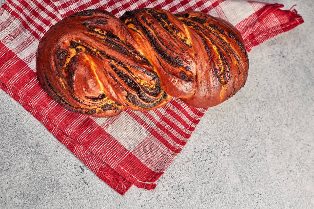 homemade pastries with poppy seeds