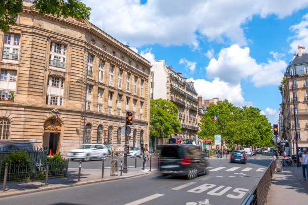 istock Paris Day Traffic on a Sunny Summer Day 1254532473
