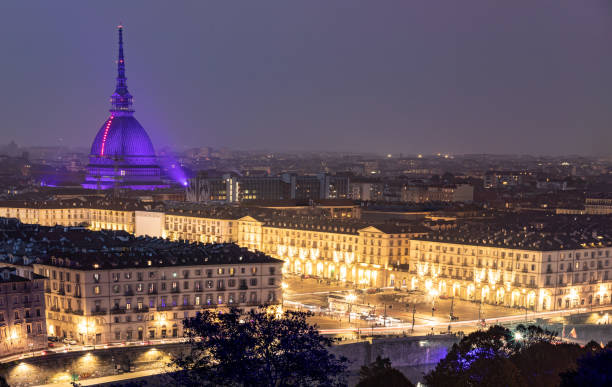 istock Italian city at nighttime 1254540979