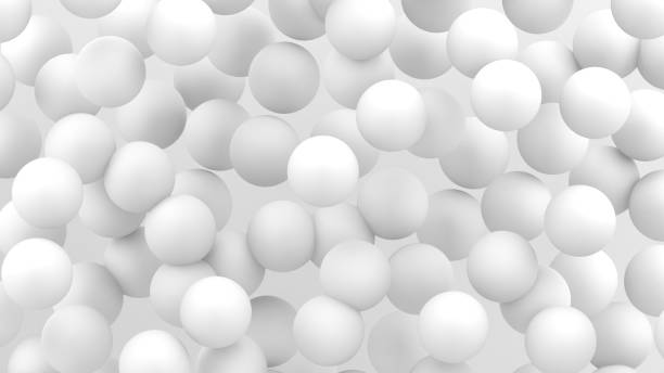 istock 3d bubbles. Spheres background. Abstract wallpaper. Flying geometric shapes. Trendy modern illustration. 3d rendering. Falling abstract balls. Colorful poster backdrop. Minimal style. 1254543683