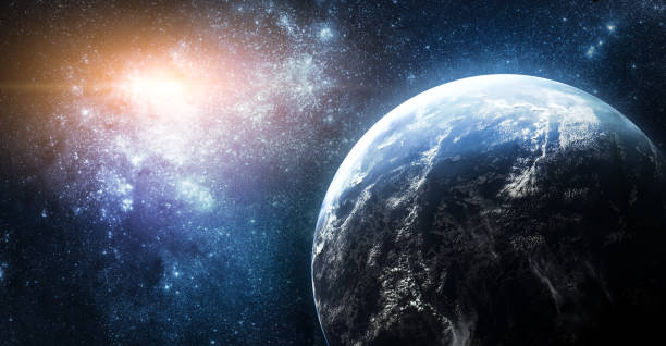 istock Planet Earth in outer space. Stars and galaxies on background. Nebula. Elements of this image furnished by NASA 1254543709