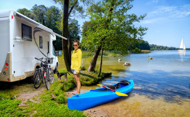 istock Holidays in Poland - active rest by the lake 1254550801