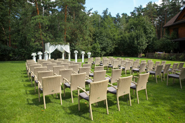 istock wedding arch for the away ceremony 1254555384