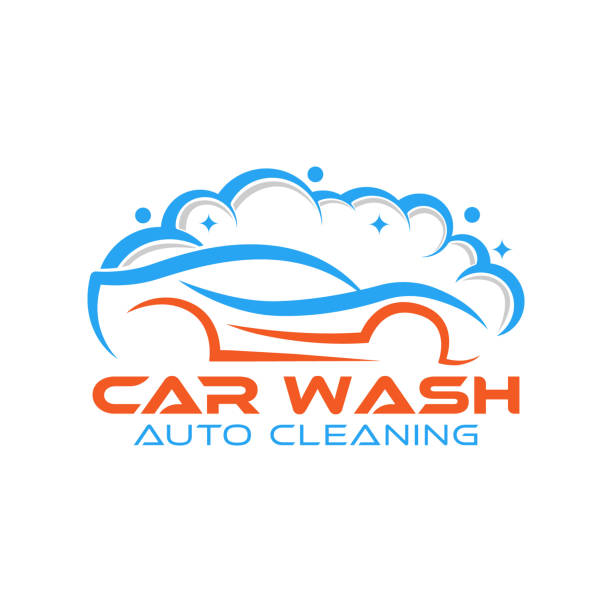 Car Wash Logo Vector Illustration template. Trendy Car Wash vector logo icon silhouette design. Car Auto Cleaning logo vector illustration for car detailing and car wash service. Car Wash Logo Vector Illustration template. Trendy Car Wash vector logo icon silhouette design. Car Auto Cleaning logo vector illustration for car detailing and car wash service. electric motor white background stock illustrations