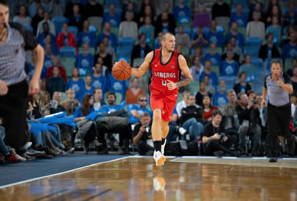 istock Basketball player running with ball 1254563956