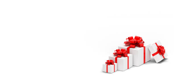 istock 3d realistic set of colorful gift boxes with bows and ribbons. 1254564478