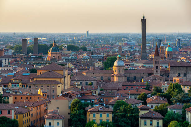 istock Bologna rooftops and golden hour 1254565874