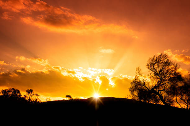 istock beautiful sunset in the Australia outback 1254569398