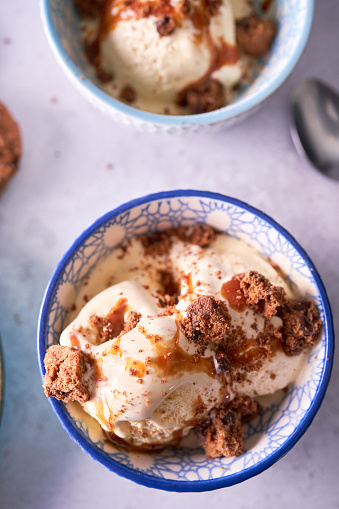 Vanilla Ice Cream with Cookies