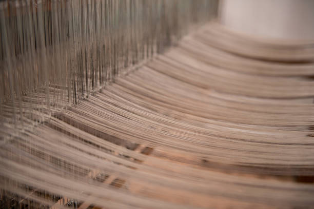 istock traditional manual wood loom 1254577017