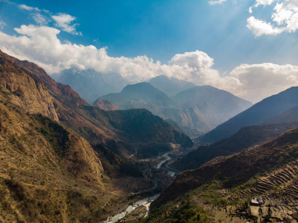 istock Valley in Mustang region, Nepal. 1254580086