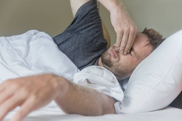 istock Too stress to sleep 1254582650