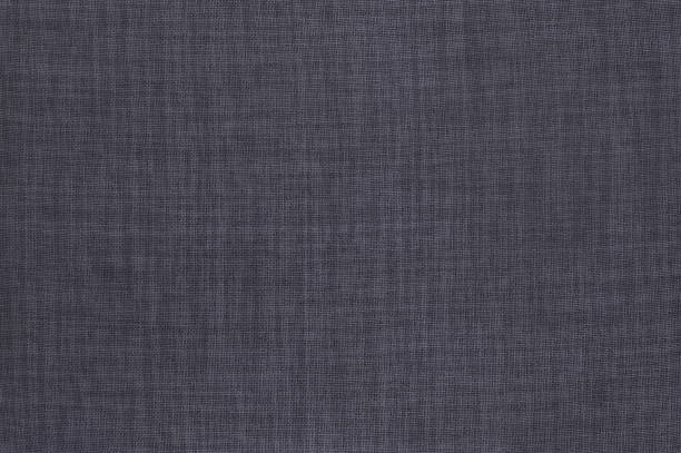 istock Grey linen fabric cloth texture background, seamless pattern of natural textile. 1254589534