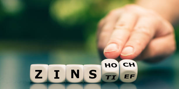 istock Hand turns dice and changes the German expression 