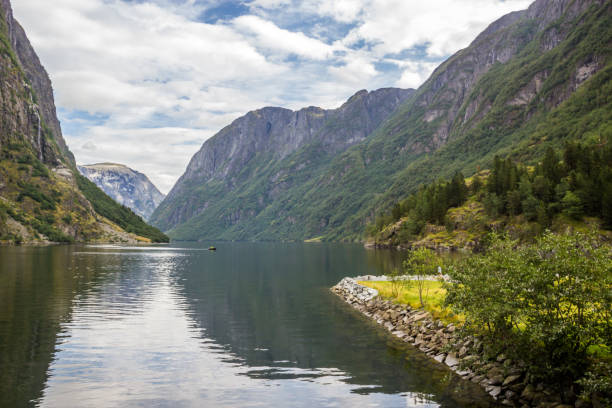 istock Gudvangen village in Norway 1254608459