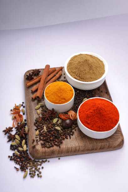 istock Spices with wooden BG 1254610610