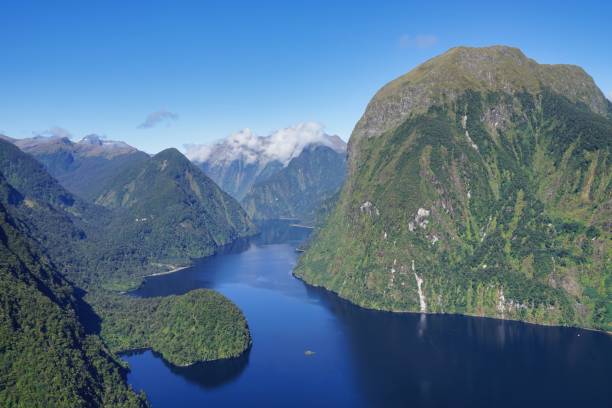 istock Doubtful Sound from above - landscape 1254611458