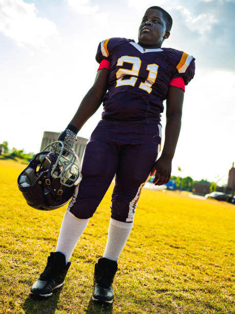 istock Junior Football player during game 1254625257