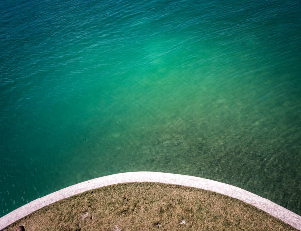 istock Edge of Tropical Green Waters 1254625650