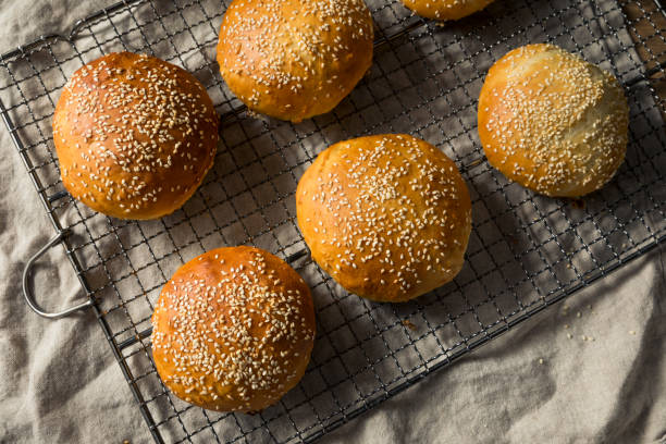 istock Homemade Sesame Seed Hamburger Buns 1254632274