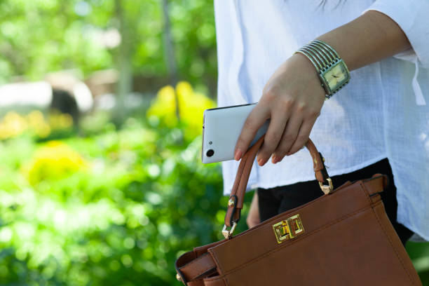 istock woman hand smart phone 1254639854