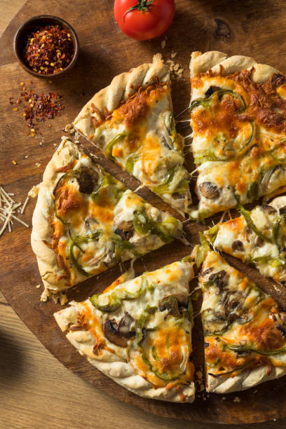 istock Homemade Vegeterian Supreme Pizza 1254640335