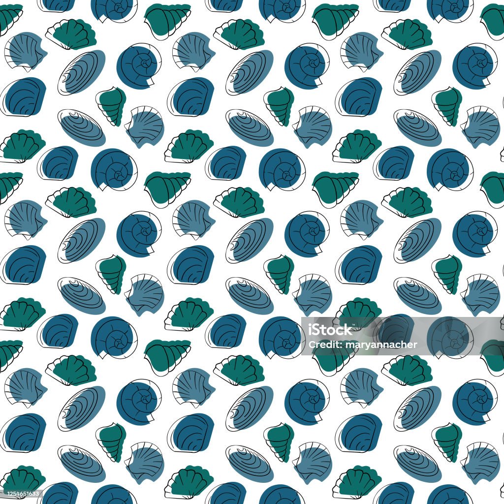 Seaworld Pattern Vector Seaworld Vector Pattern Stock Illustration - Download Image Now ...