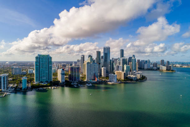 istock Downtown Miami Night, Miami Sunrise, Cityscape 1254653872