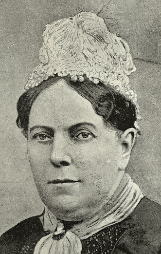 Vintage photograph of Annie French Hector, Mrs Alexander, 19th-century popular novelist