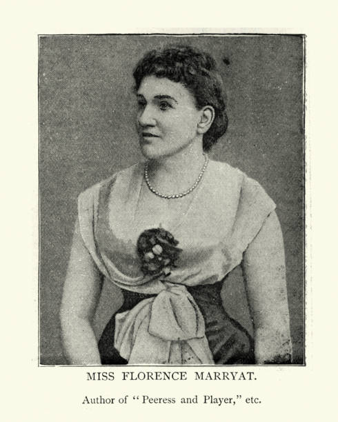 istock Florence Marryat a British author and actress. 19th Century 1254656477