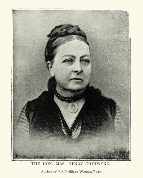 istock Mrs. Henry Chetwynd, Victorian female author, 19th Century 1254657371
