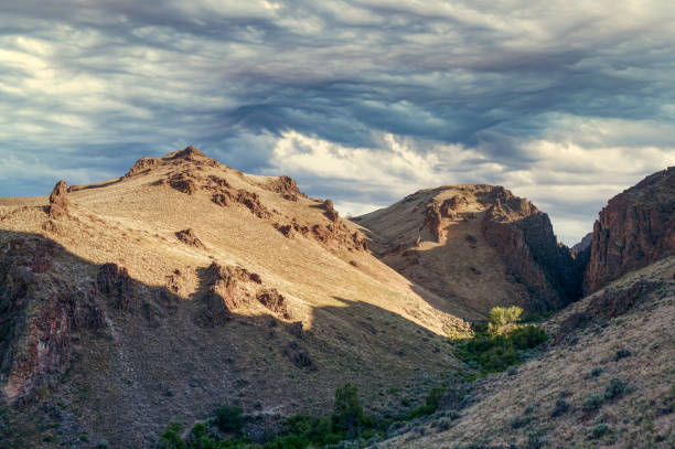 istock Rocky canyon in summer time 1254679223