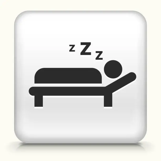 Vector illustration of Sleeping Icon