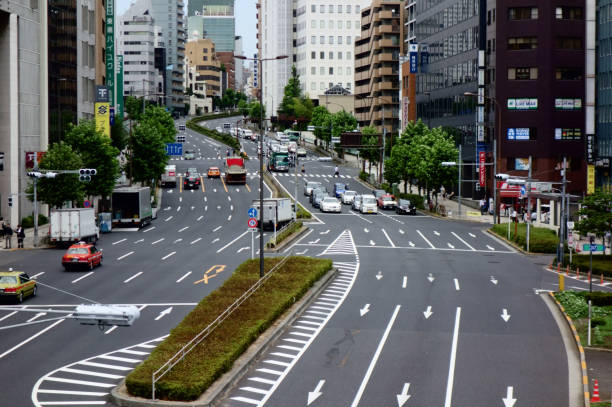 istock Tokyo, the second Keihin national highway overhead view 1254688343