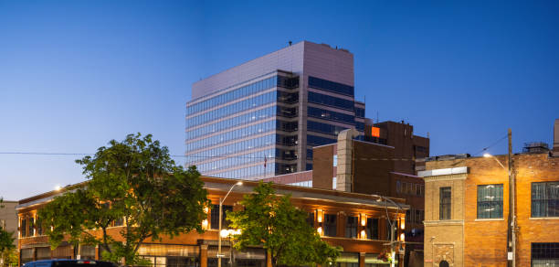 istock Windsor, Ontario Skyline at Dusk 1254692773