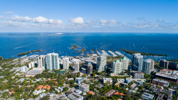 istock Coconut Grove Aerial, Miami, Florida 1254692941
