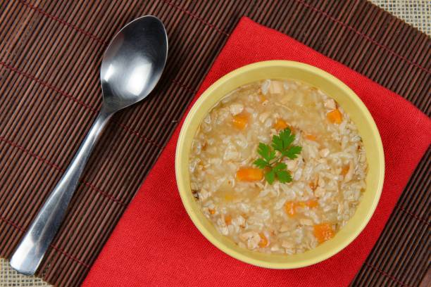 istock hot chicken soup broth 1254702850